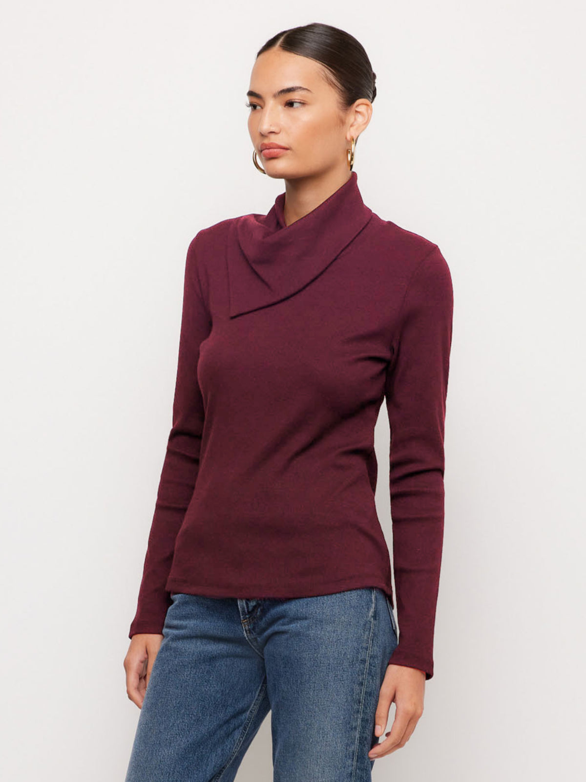 Rhonda Drape Neck Top