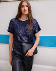 Aerin Sequin Top