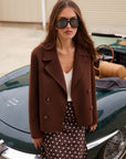 Naomi Cropped Peacoat