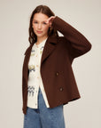 Naomi Cropped Peacoat