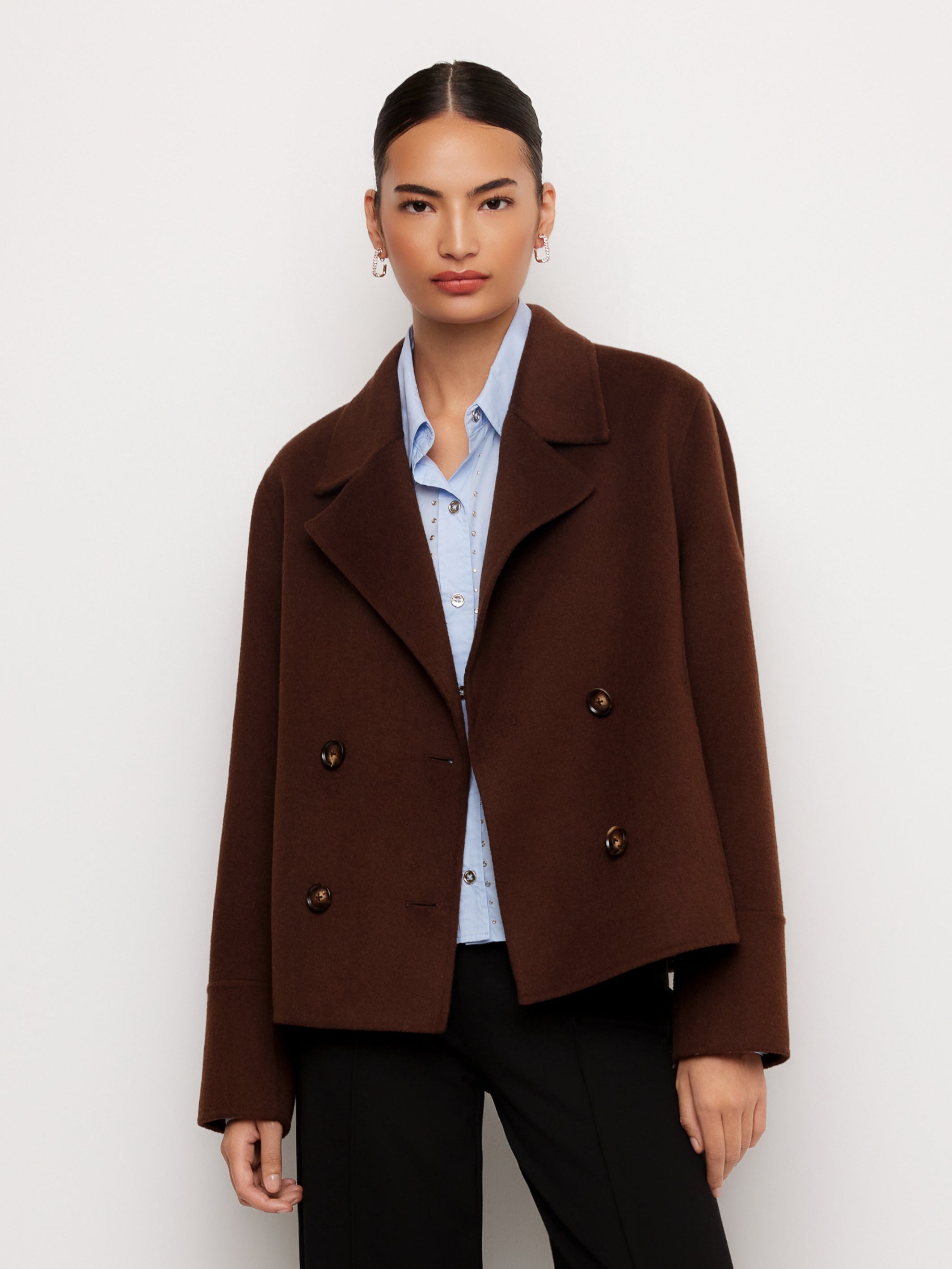 Naomi Cropped Peacoat