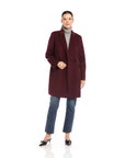 Row Brushed Coat