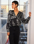 Ines Drape Front Top
