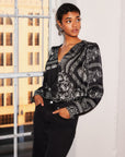Ines Drape Front Top
