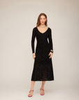 Julia Velvet Burnout Dress