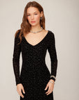 Julia Velvet Burnout Dress