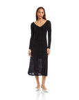 Julia Velvet Burnout Dress