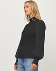 Lisette Contrast Turtleneck Top