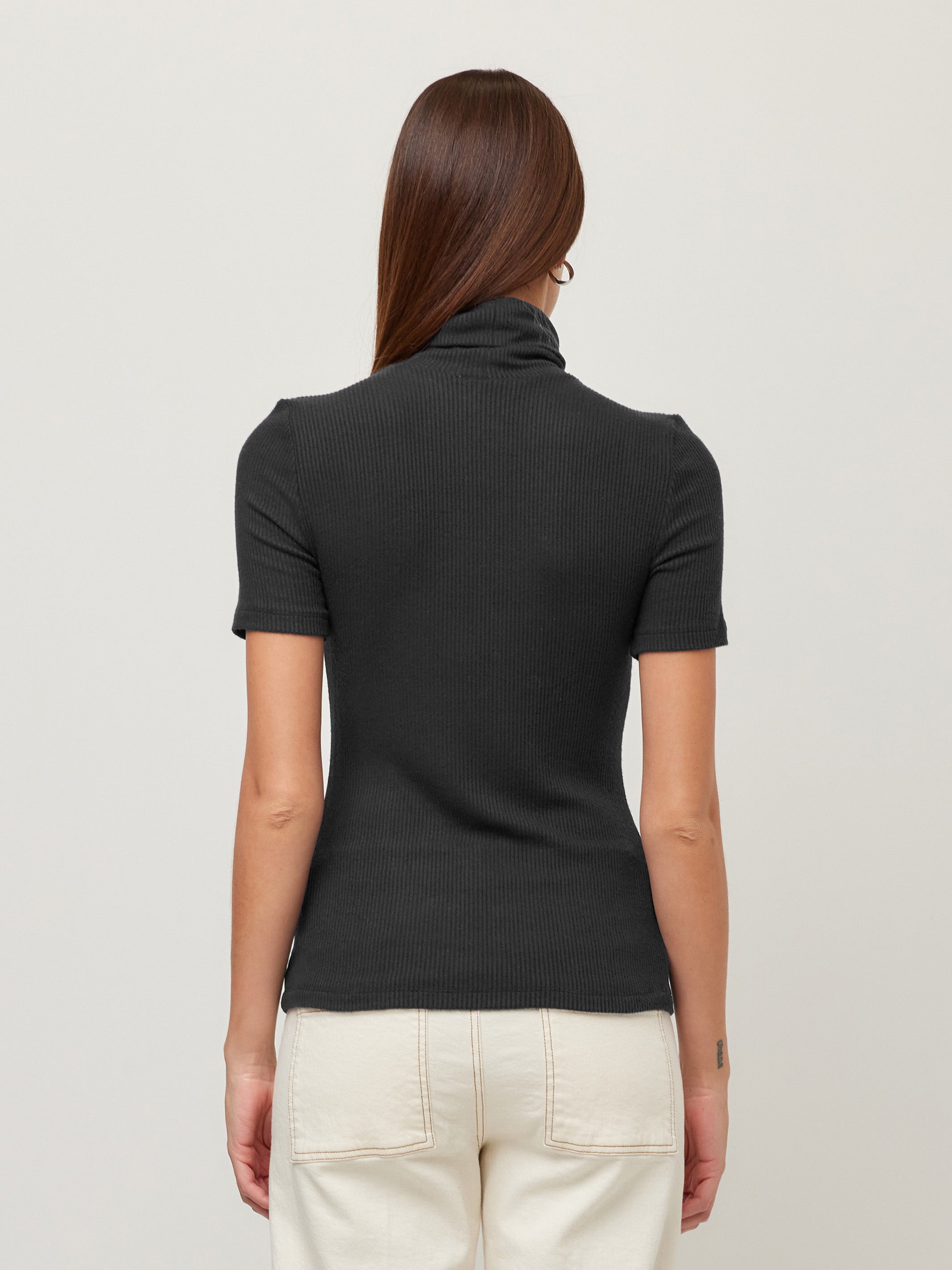 Jana Short Sleeve Turtleneck Top