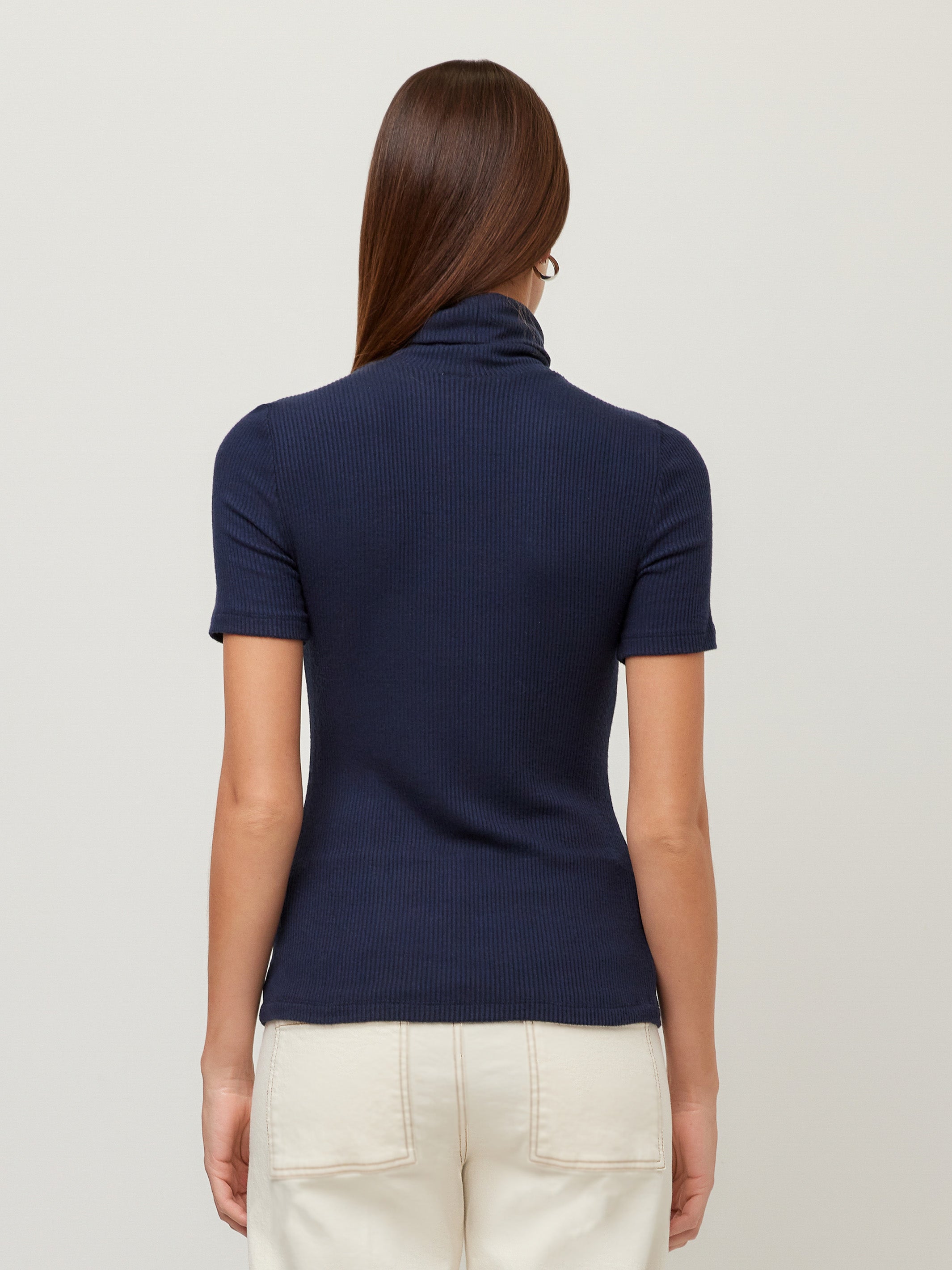 Jana Short Sleeve Turtleneck Top