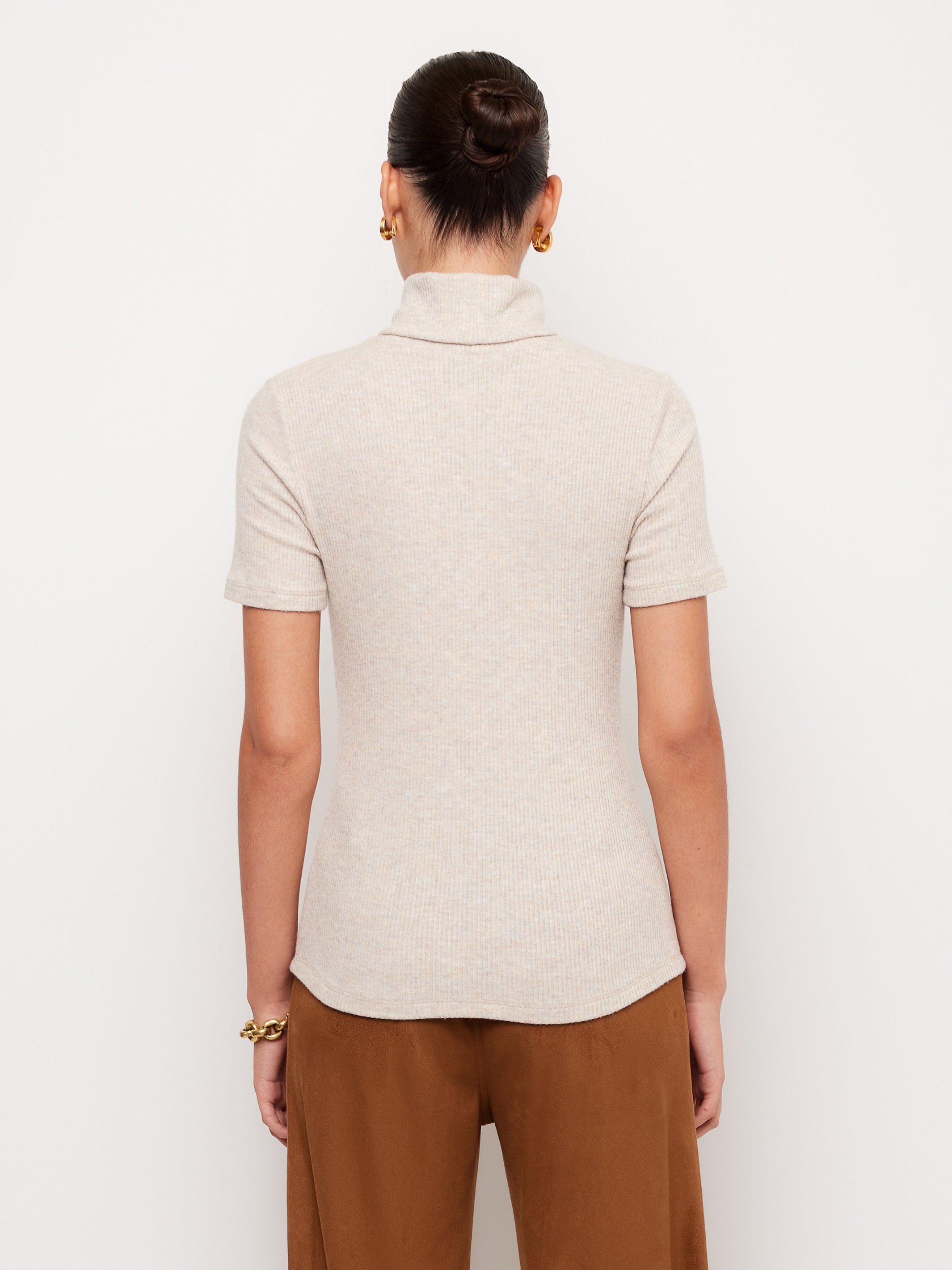 Jana Short Sleeve Turtleneck Top