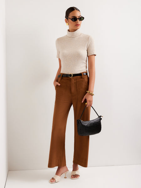 Jana Short Sleeve Turtleneck Top | Fifteen Twenty Clothing