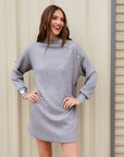 Brenna Mock Neck Dress