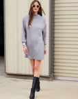 Brenna Mock Neck Dress