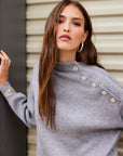 Brenna Mock Neck Dress