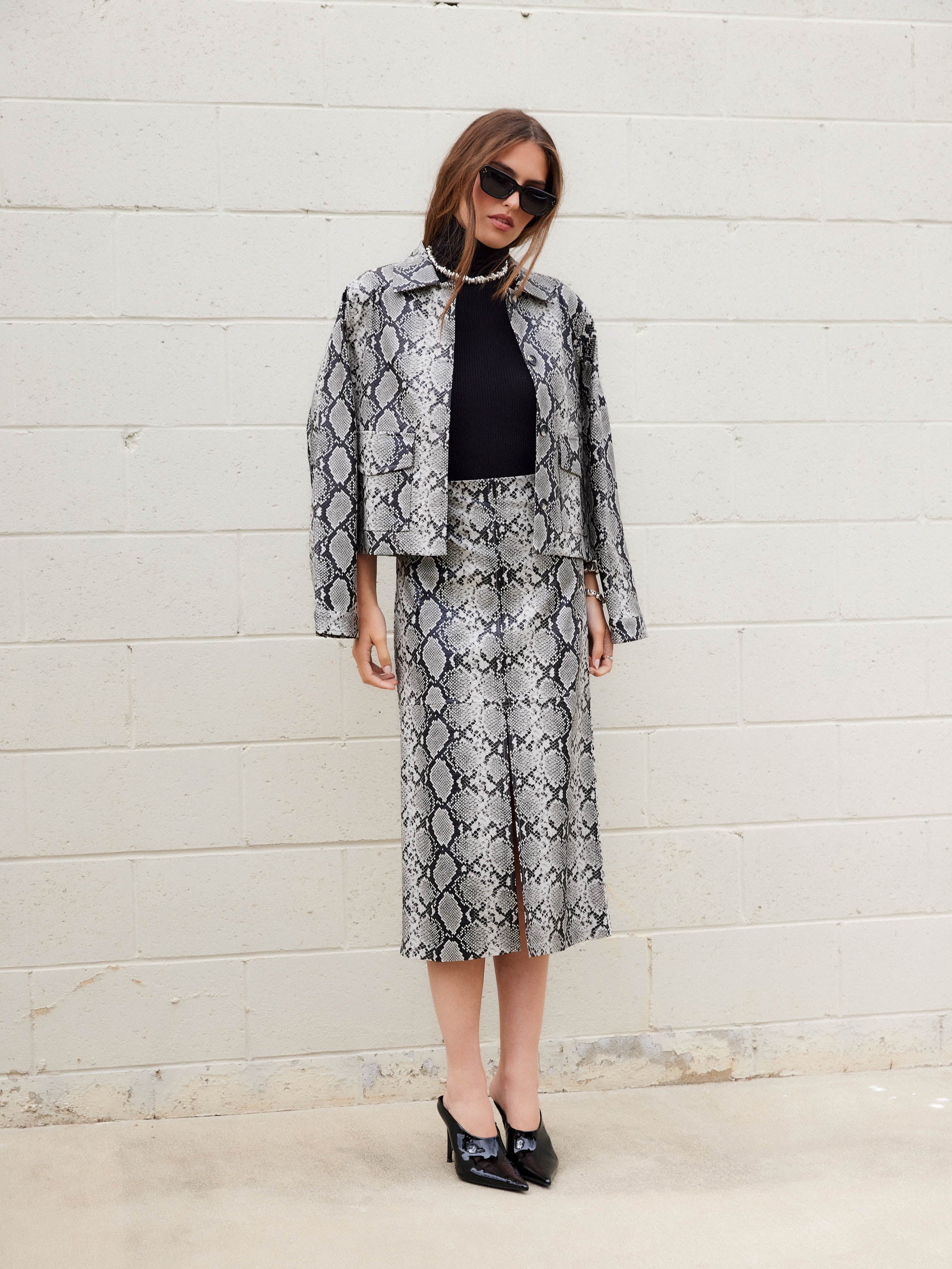 Victoria Faux Leather Jacket | Fifteen Twenty Clothing
