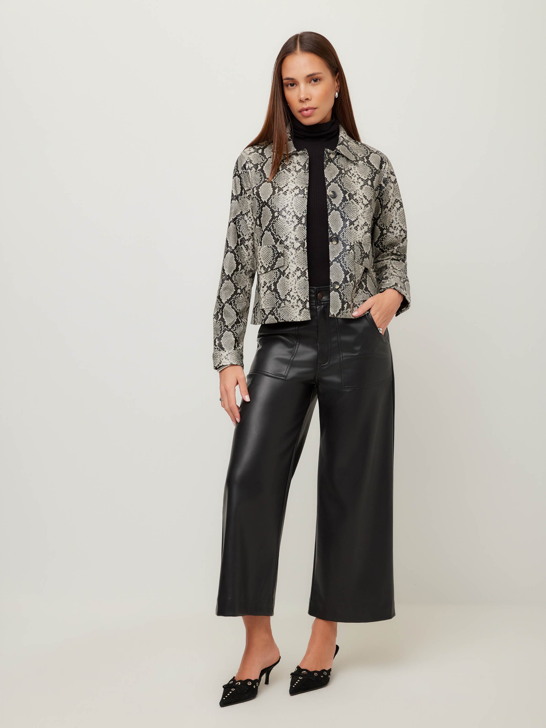 Victoria Faux Leather Jacket | Fifteen Twenty Clothing