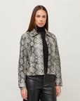 Victoria Faux Leather Jacket