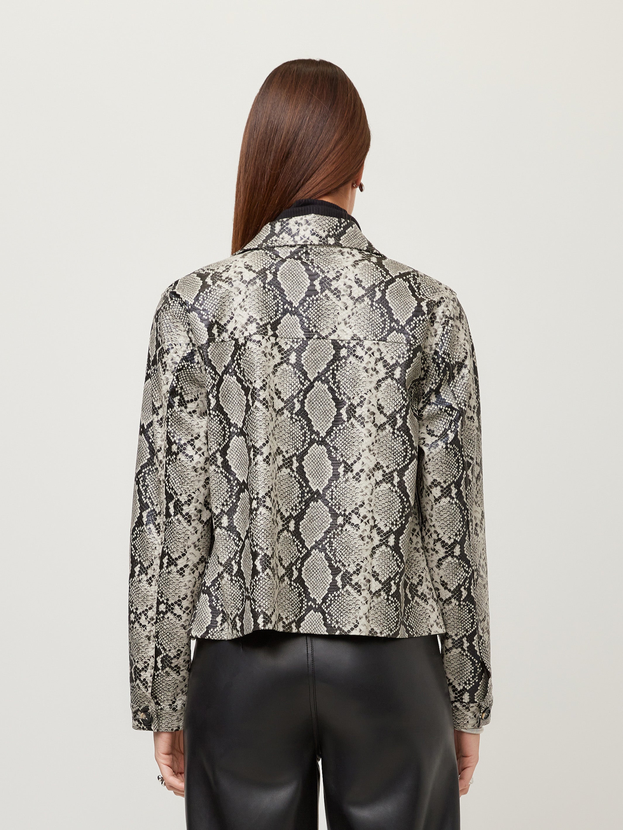 Victoria Faux Leather Jacket