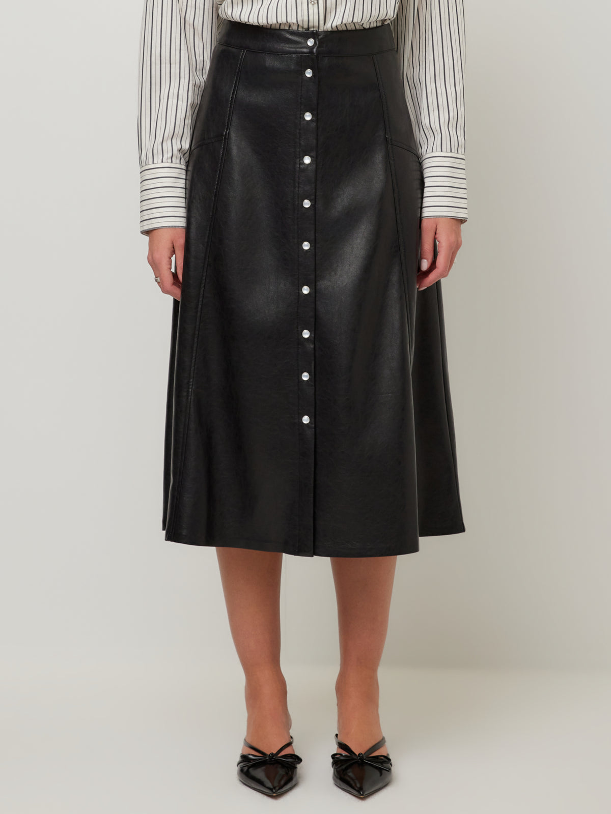 Esmeralda Faux Leather Skirt