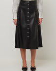 Esmeralda Faux Leather Skirt