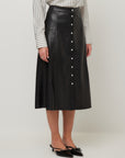 Esmeralda Faux Leather Skirt