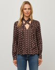 Janine Tie Neck Top
