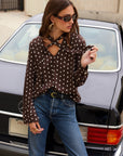 Janine Tie Neck Top