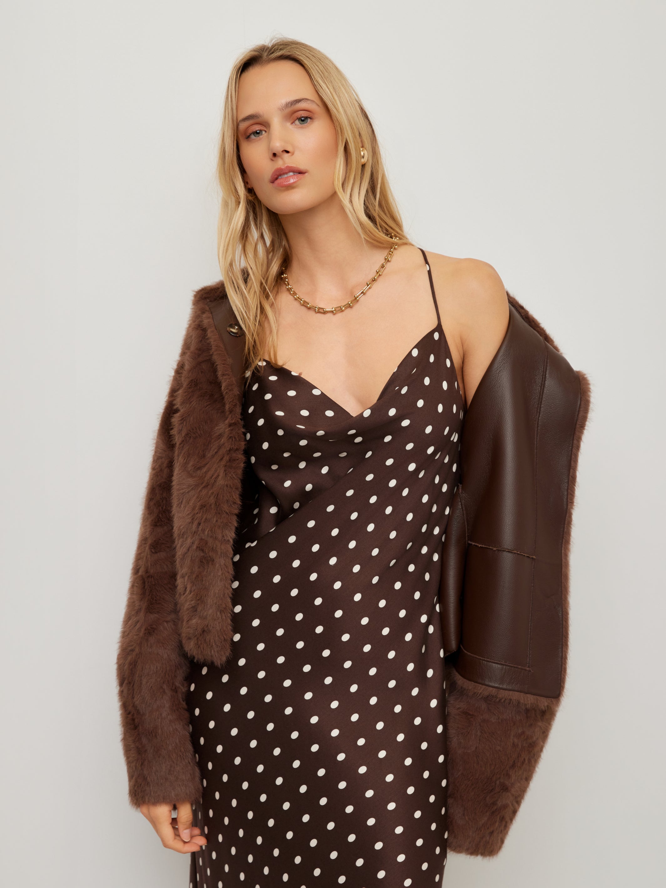 Vanessa Racer Back Bias Dress