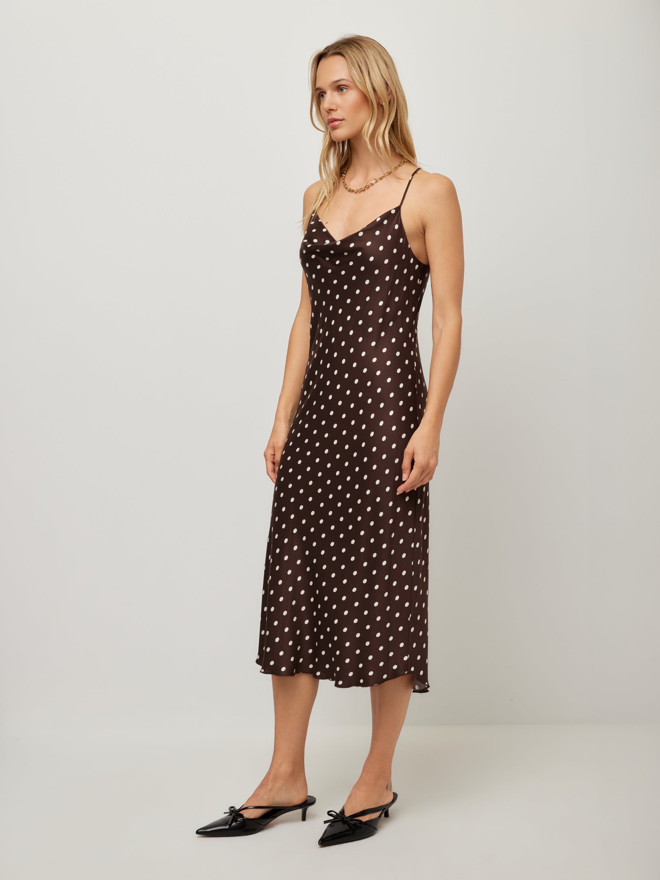Vanessa Racer Back Bias Dress