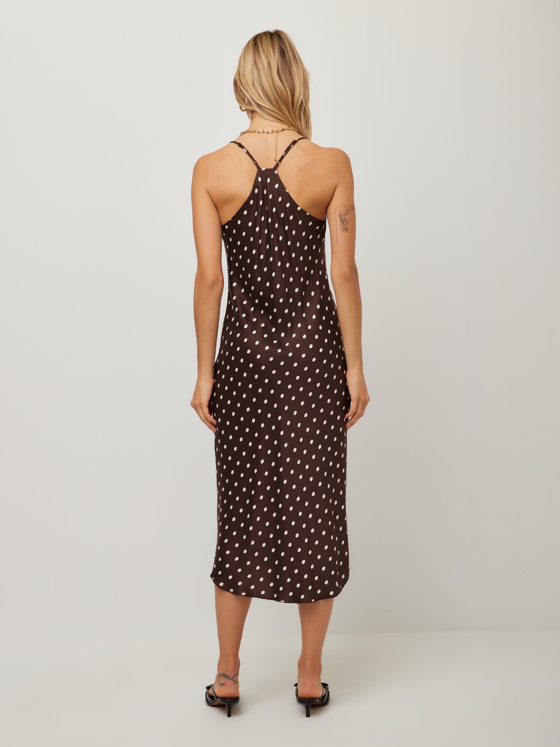 Vanessa Racer Back Bias Dress