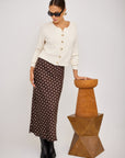 Mia Bias Midi Skirt