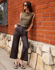 Paige Sleeveless Shirred Top