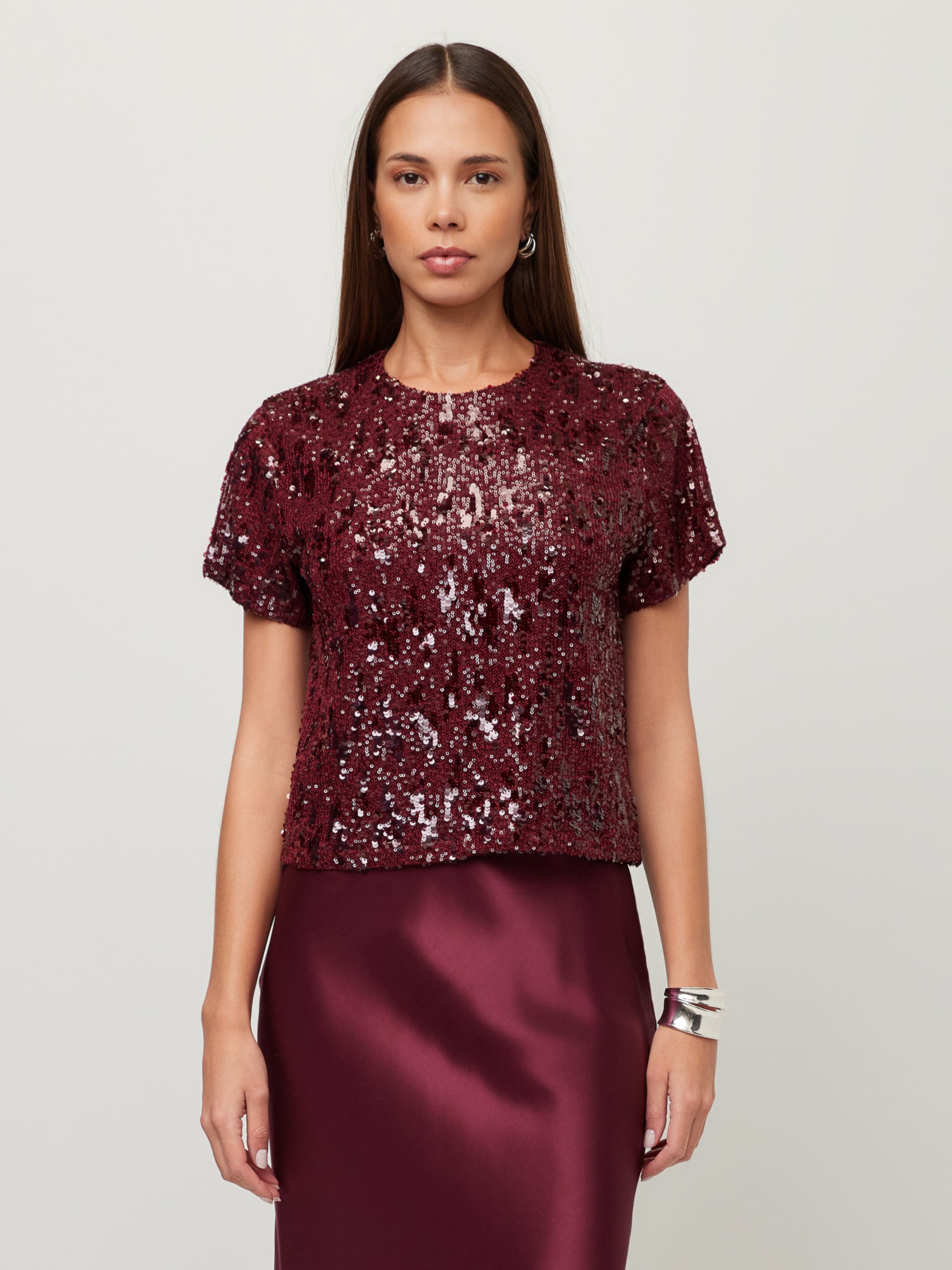 Stacey Sequin Top