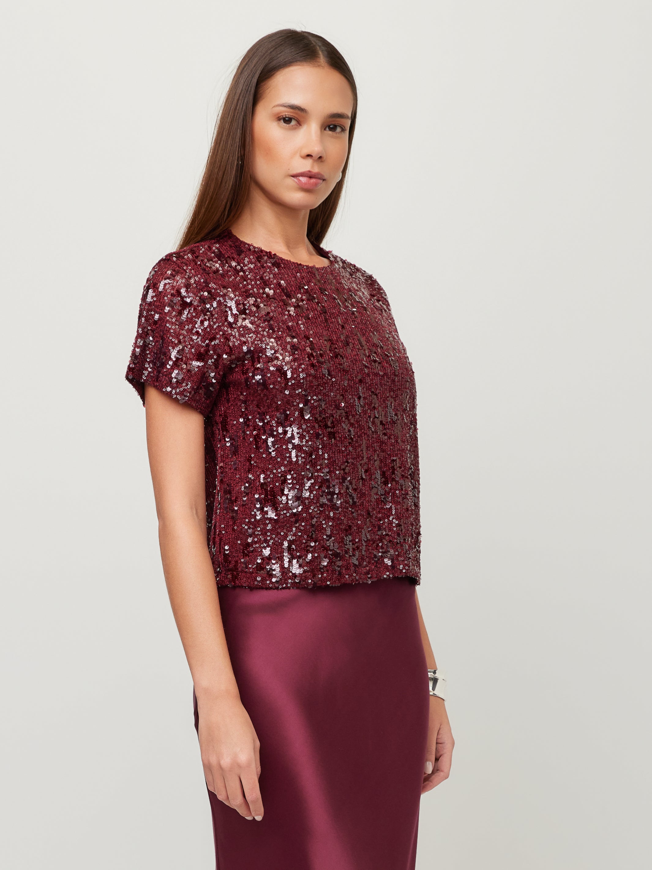 Stacey Sequin Top