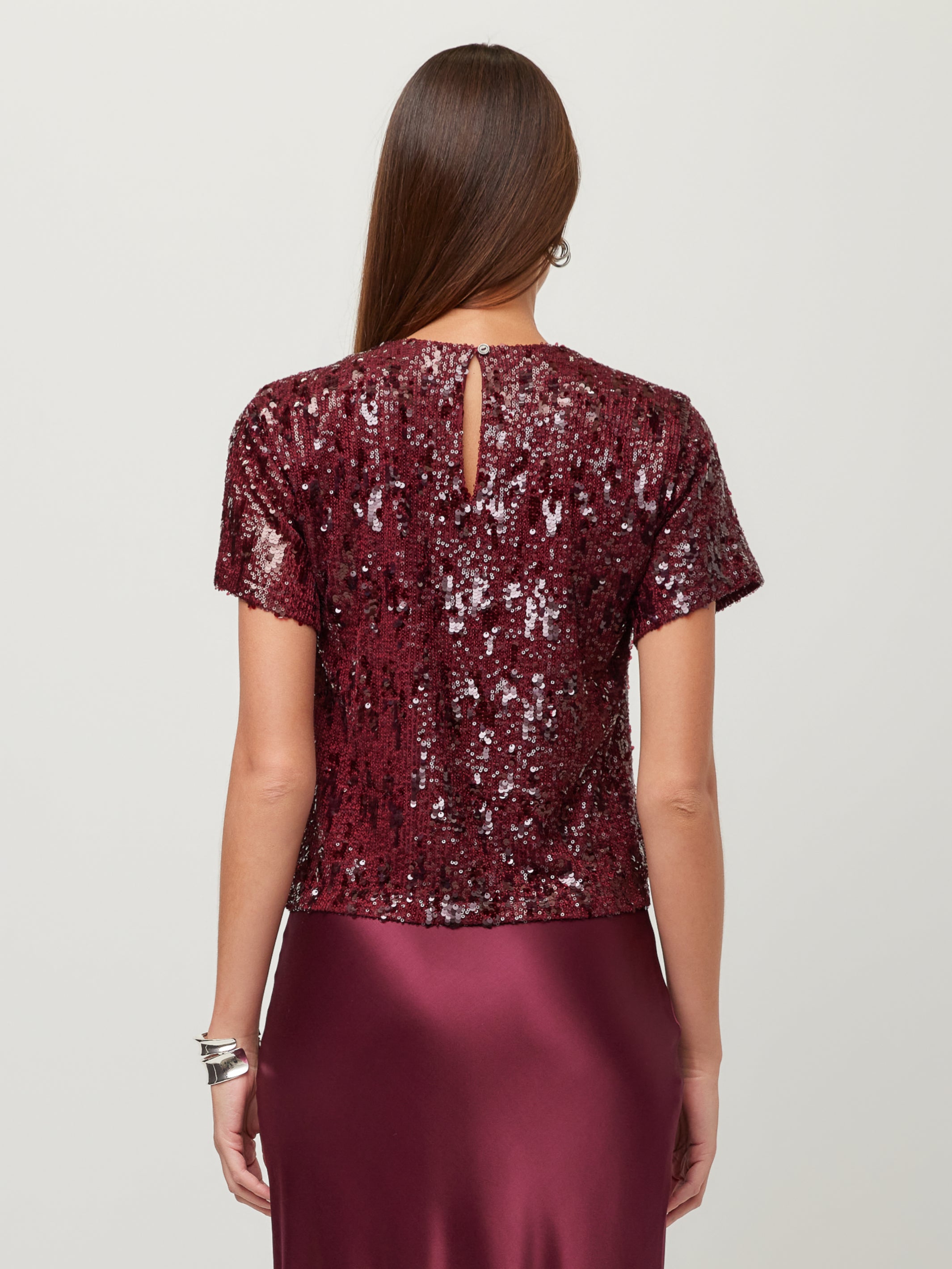 Stacey Sequin Top