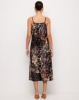 Krissa Drape Front Midi Dress
