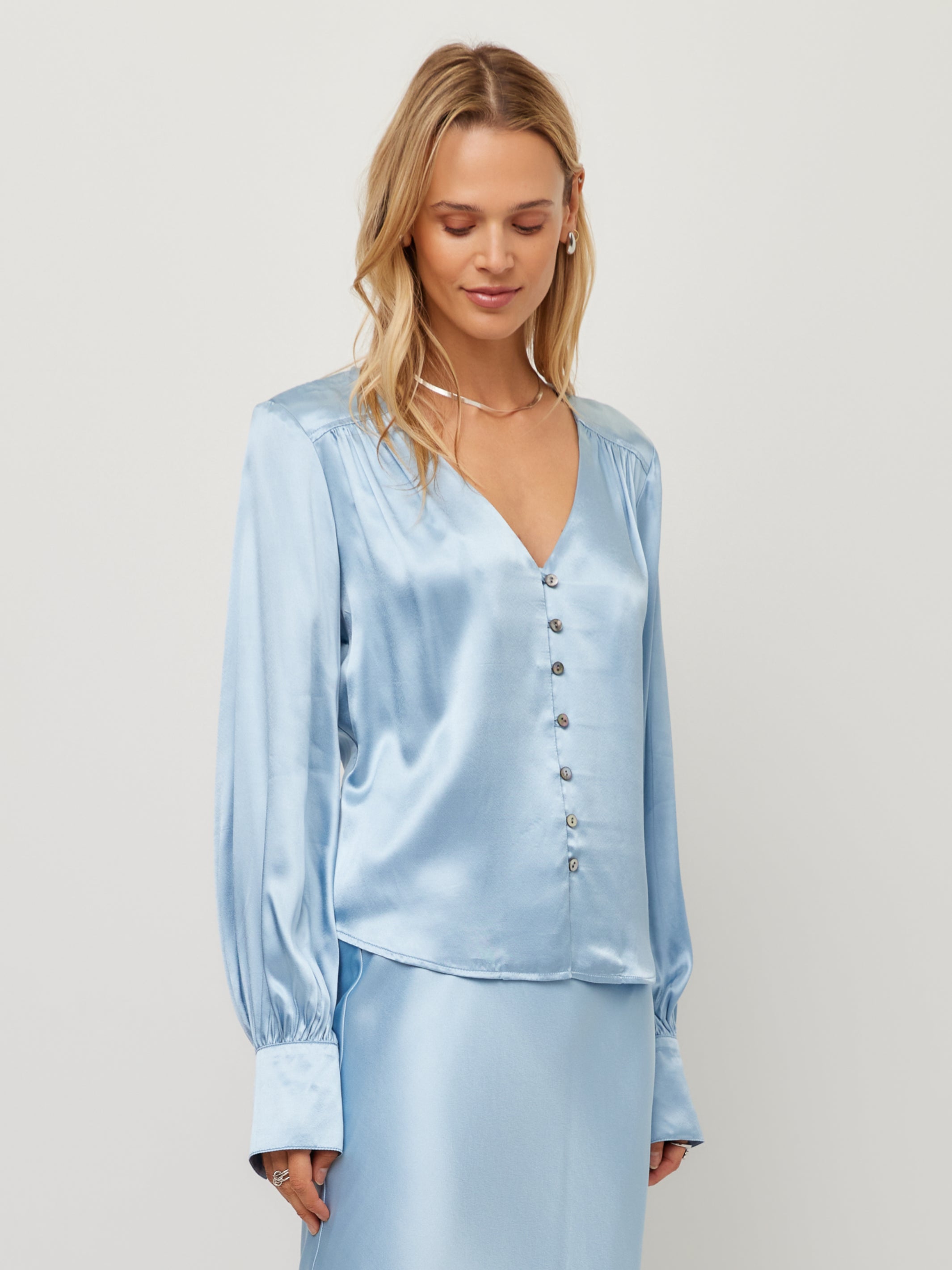 Jackie Shirred Top