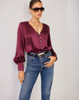 Jackie Shirred Top