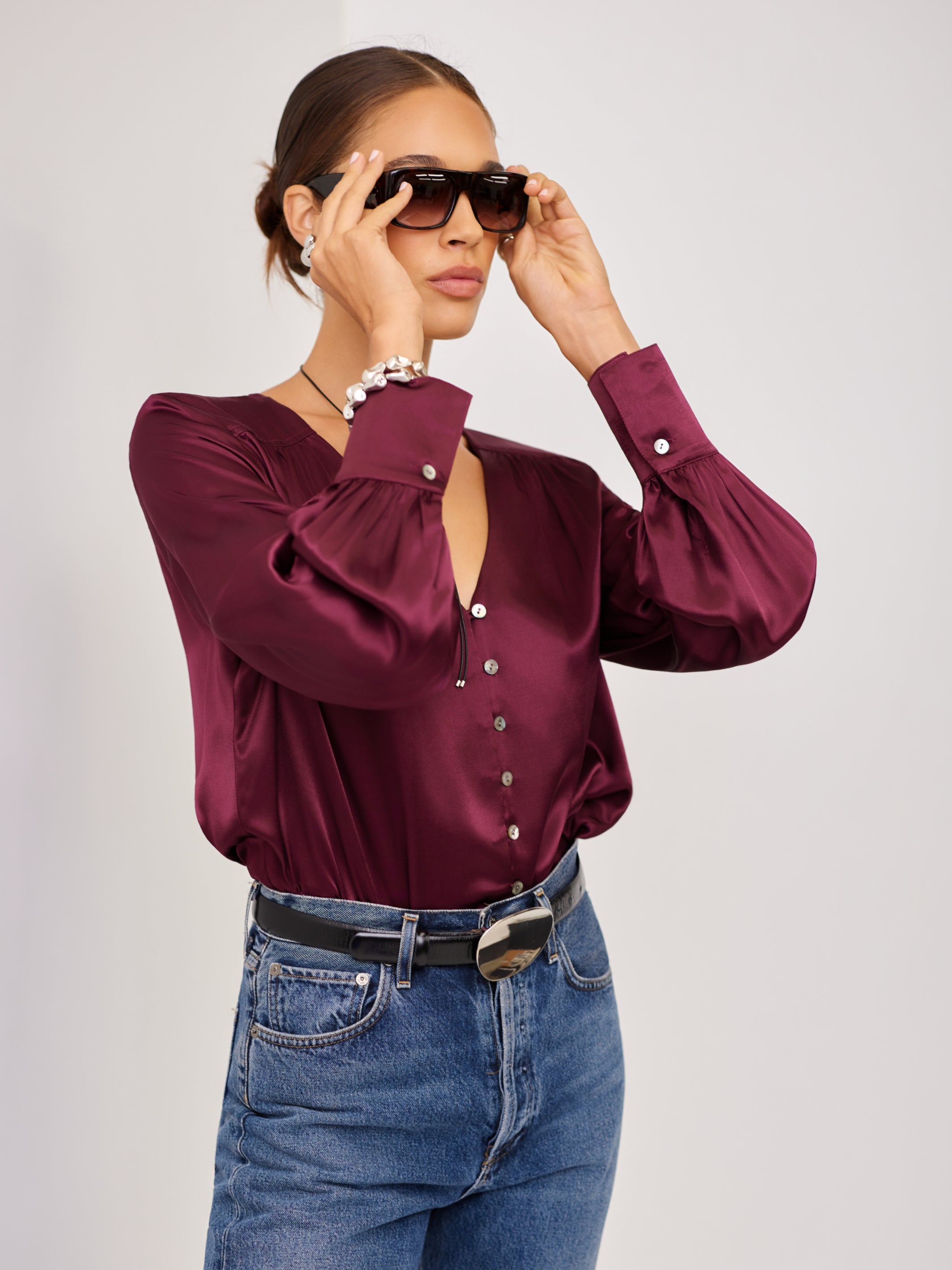Jackie Shirred Top