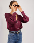 Jackie Shirred Top