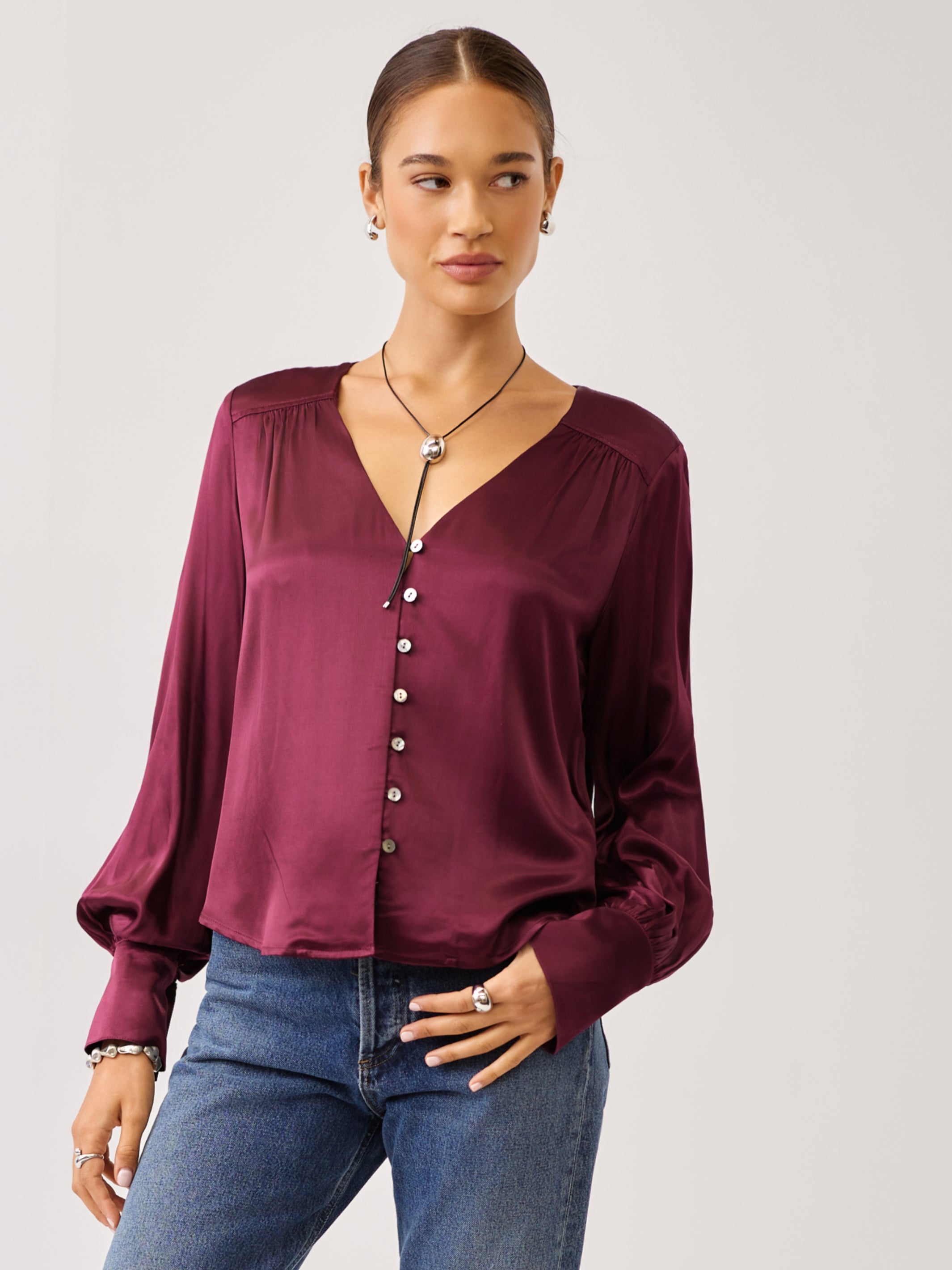 Jackie Shirred Top