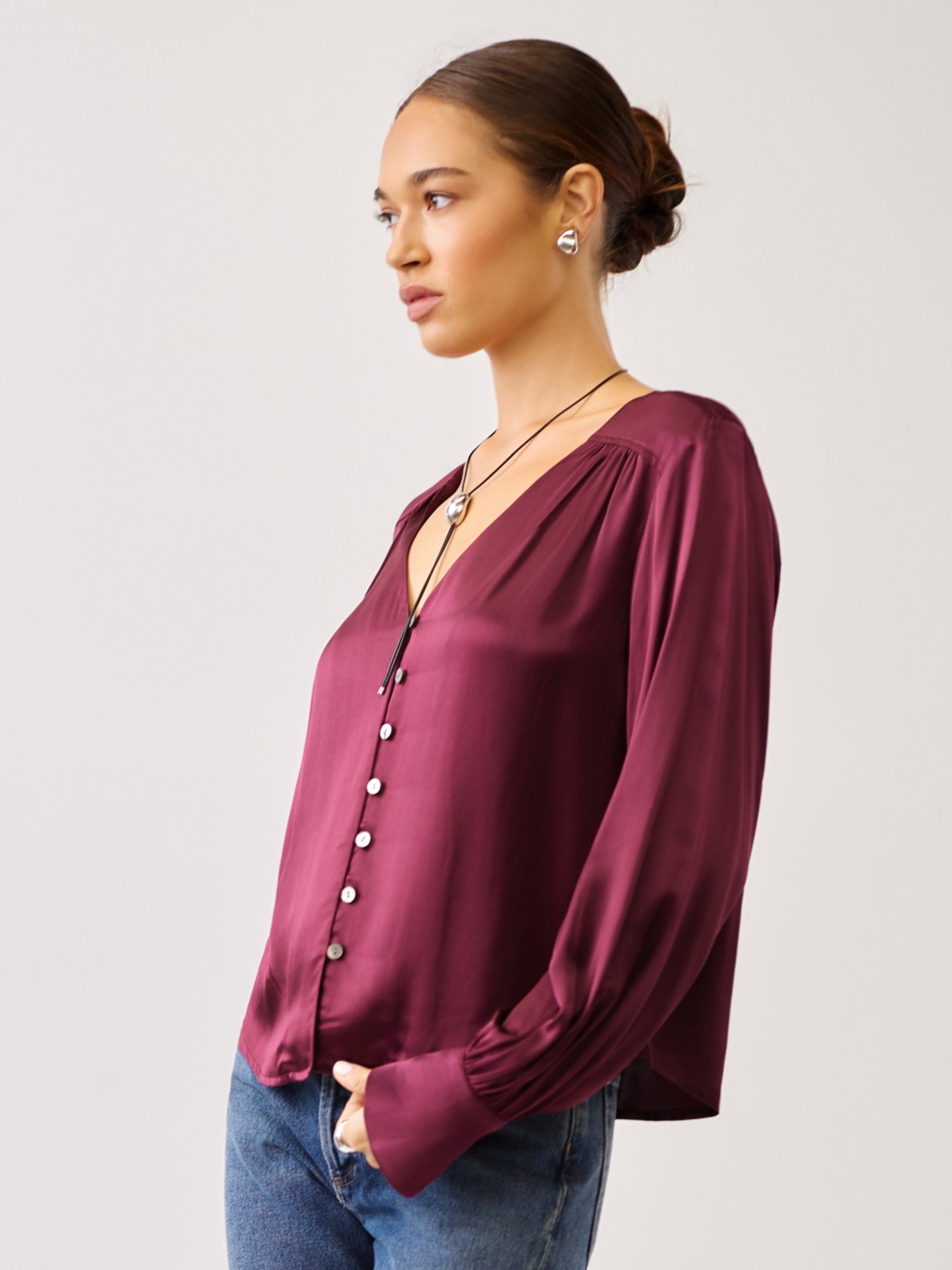 Jackie Shirred Top
