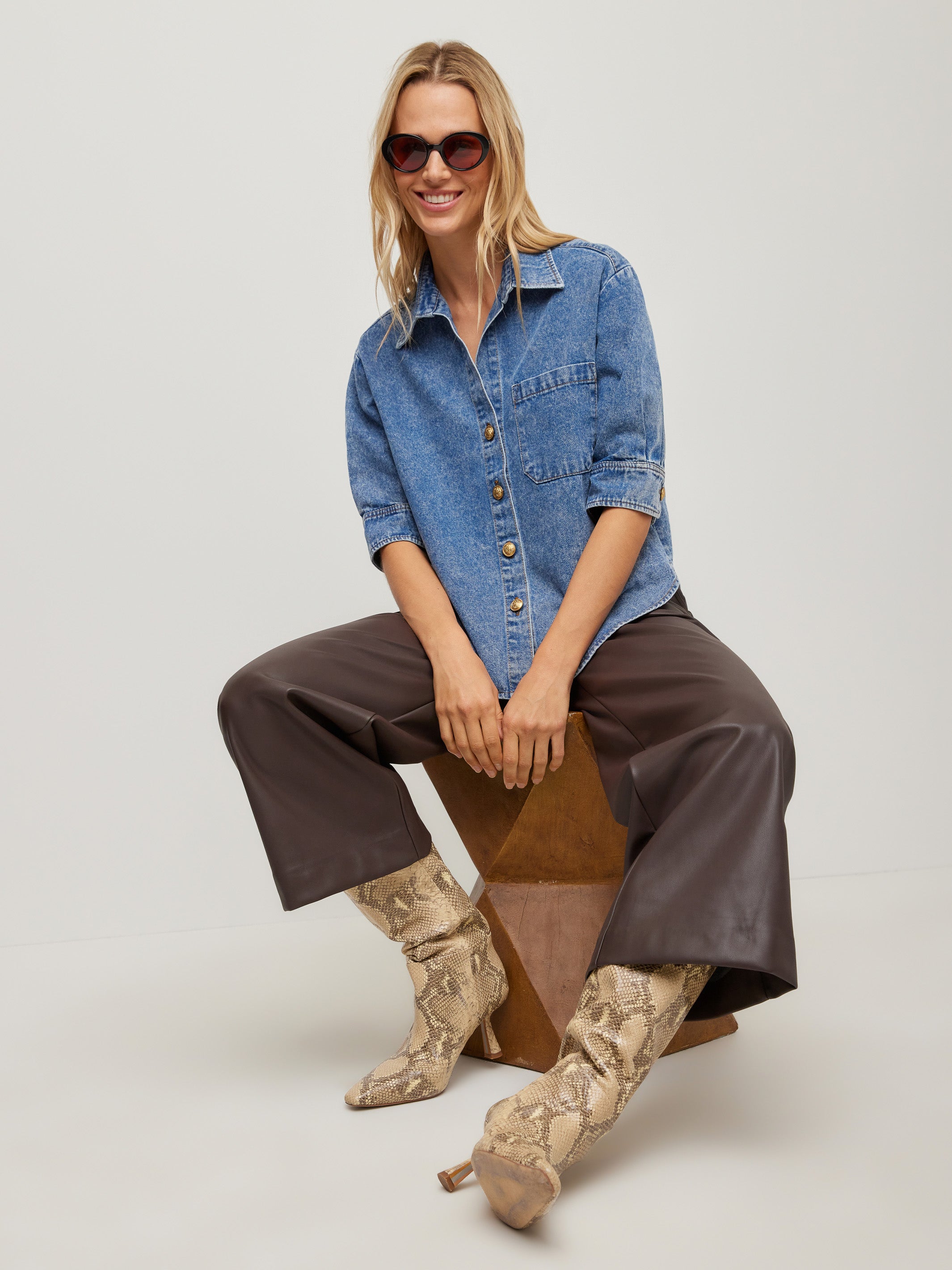 Suri Button-Up Top