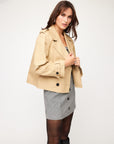 Chelsea Cropped Trench Jacket