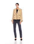 Chelsea Cropped Trench Jacket