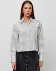 Dianne Stripe Button-Up Shirt