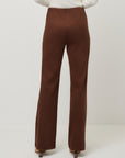 Ellie Faux Suede Bootcut Pants