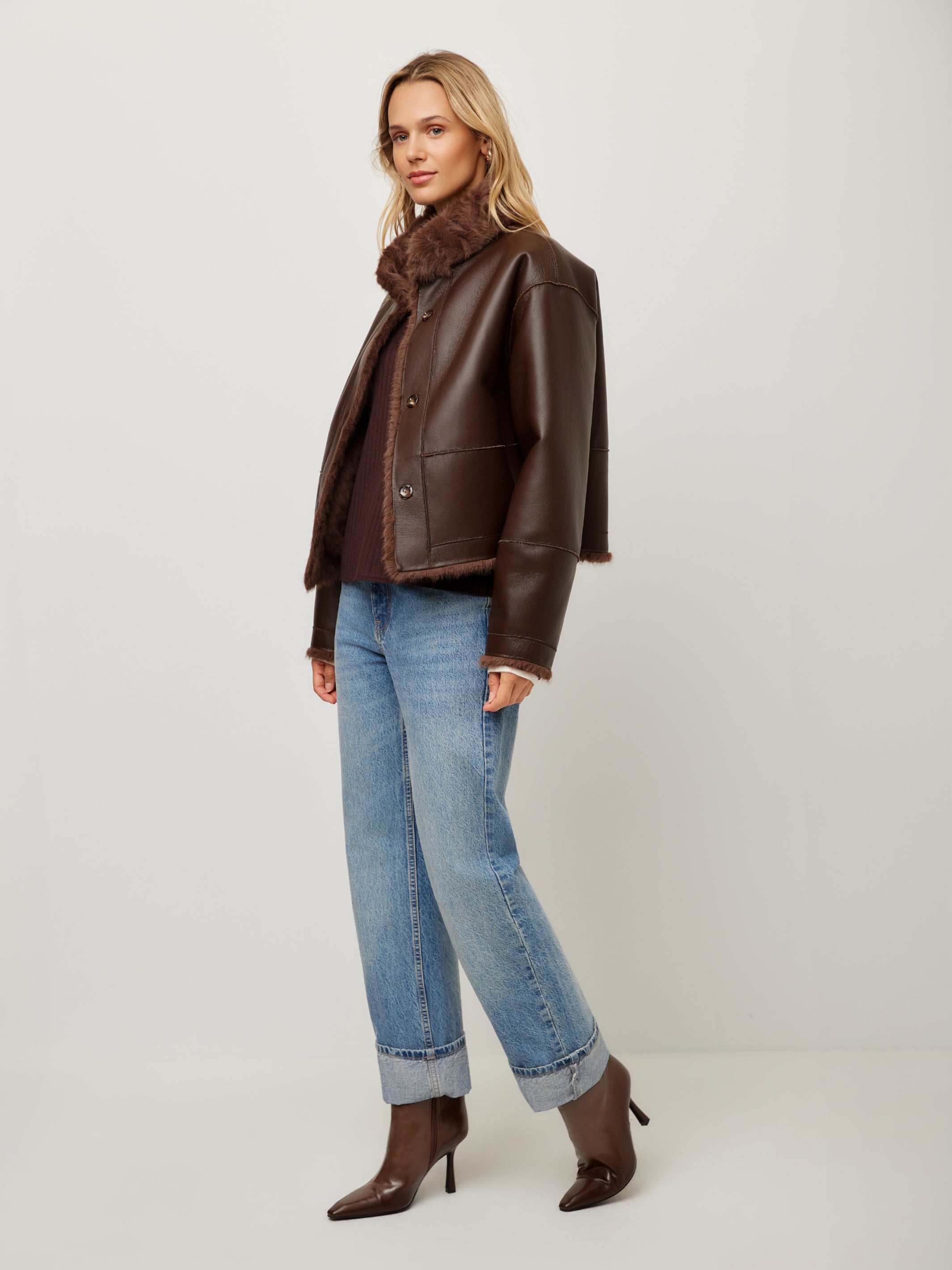 Mackenzie Reversible Faux Fur Coat