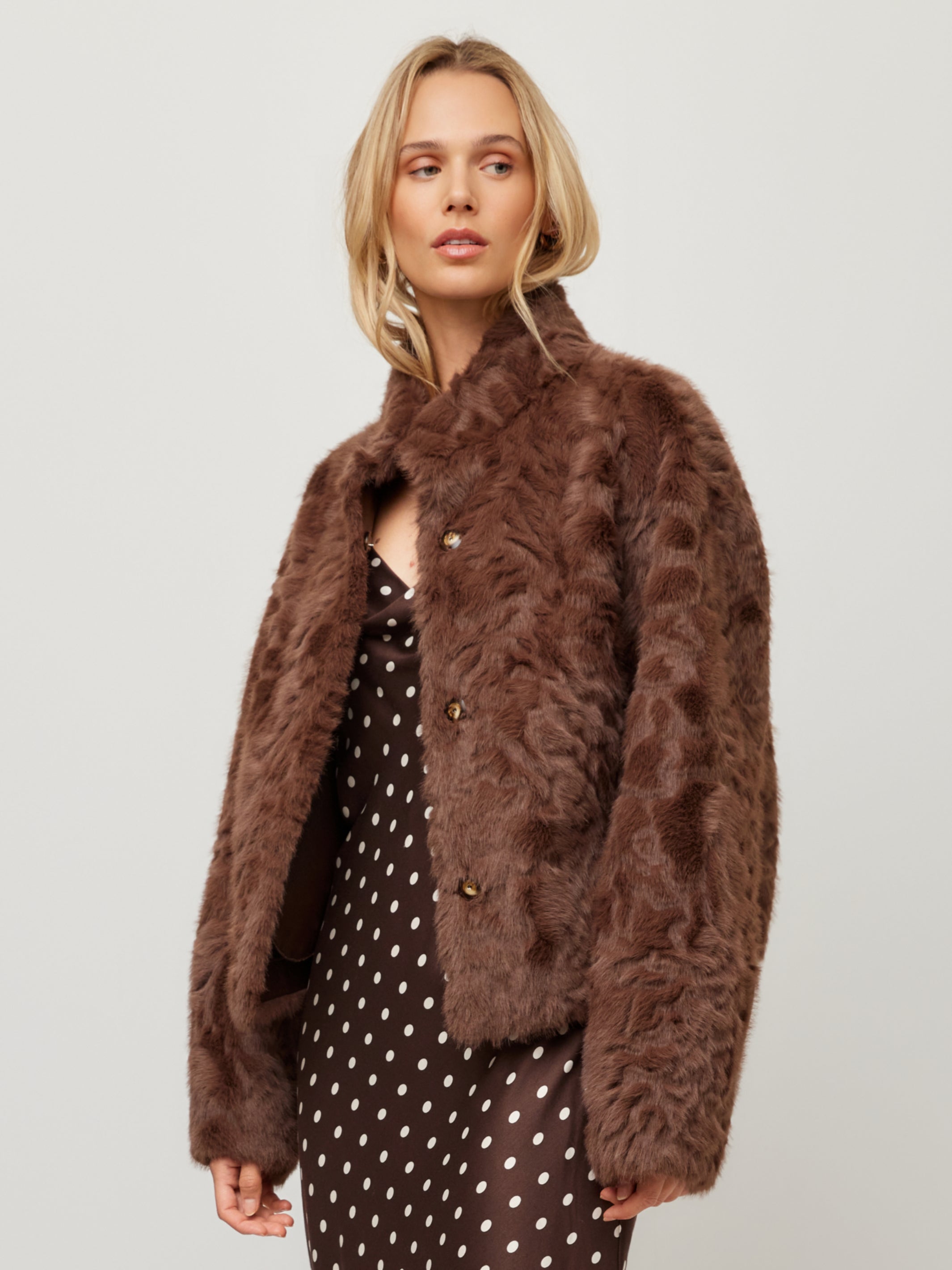 Mackenzie Reversible Faux Fur Coat